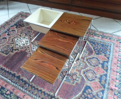 Tables gigognes Brabantia, tables d'appoint, Maison & Meubles, Tables | Tables d'appoint, Comme neuf, Rectangulaire, Moins de 45 cm