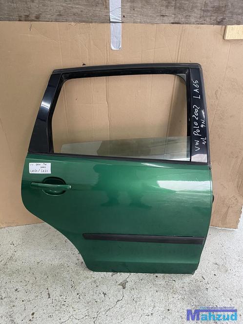 VW POLO 9N Groen LA6S Rechts achter deur portier 2001-2009, Auto-onderdelen, Carrosserie, Deur, Volkswagen, Achter, Rechts, Gebruikt