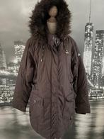 mooie bruine winter jas met kap Icepeak - als nieuw 40-42, Icepeak, Bruin, Verzenden, Maat 42/44 (L)