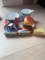 Spiderman speelservies met eten en drinken, Ophalen of Verzenden, Gebruikt, Kunststof, Speelkeuken-accessoire