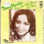 Vinyl, 7"   /   Tina Charles – You Set My Heart On Fire, CD & DVD, Vinyles | Autres Vinyles, Autres formats, Enlèvement ou Envoi