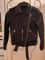 Zwarte leder jas van AllSaints, Nieuw, Ophalen of Verzenden, Maat 34 (XS) of kleiner, AllSaints