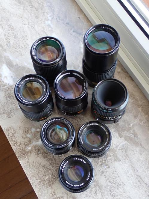 Minolta MD-lenzen, Audio, Tv en Foto, Foto | Lenzen en Objectieven, Gebruikt, Ophalen
