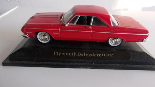 PLYMOUTH BELVEDERE 64.Etat impec ROAD SIGN.1/43, Hobby en Vrije tijd, Modelauto's | 1:43, Zo goed als nieuw, Auto, Overige merken