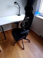 Chaise bureau gamer, Noir, Chaise de bureau, Enlèvement, Utilisé