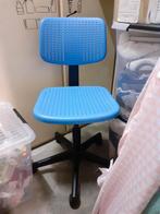 Chaise de bureau bleue ikea, Gebruikt, Bureaustoel, Ophalen