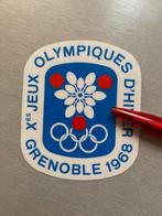 Olympische Spelen 1968 Grenoble, Gebruikt, Poster, Plaatje of Sticker, Verzenden