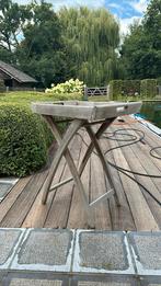 Tuin bijzet tafeltje, opvouwbaar teak, Ophalen, Zo goed als nieuw