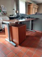 Bureau met afsluitbare ladenbox, Huis en Inrichting, Bureaus, Ophalen, Zo goed als nieuw, Bureau