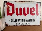 Metalen reclamebord Duvel, Ophalen of Verzenden, Nieuw, Reclamebord, Plaat of Schild, Duvel