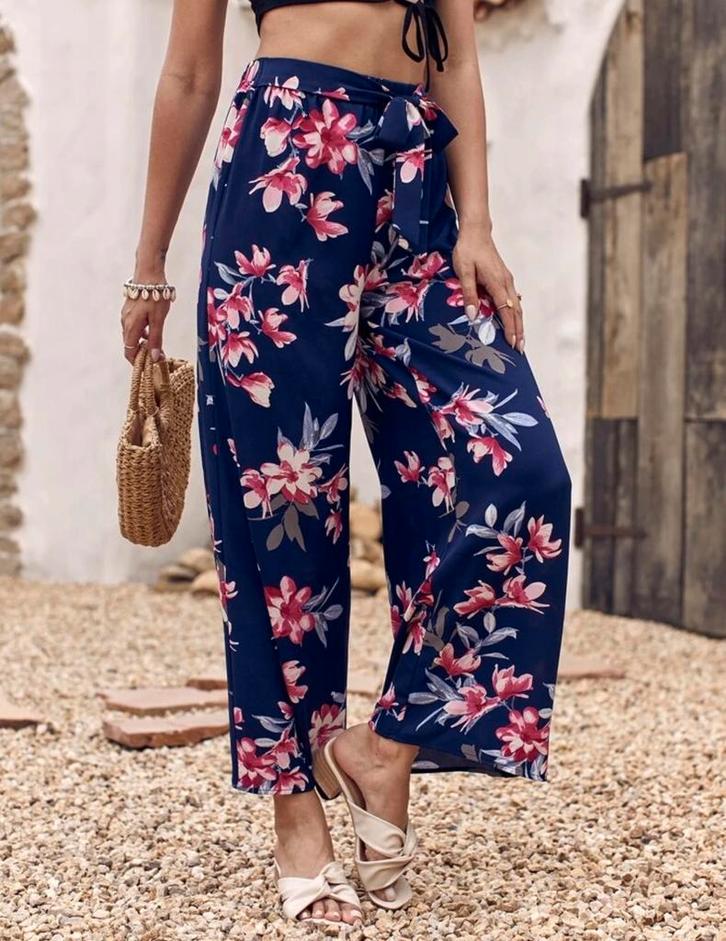 Broek maat M, Kleding | Dames, Broeken en Pantalons, Nieuw, Maat 38/40 (M), Blauw, Ophalen of Verzenden