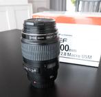Objectif Canon EF 100mm Macro f2.8 USM, Audio, Tv en Foto, Ophalen, Gebruikt, Macrolens