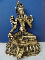Boeddhabeeld Tara bronzen Boeddhabeeld beeld Tara 17.5 cm, Huis en Inrichting, Ophalen of Verzenden, Zo goed als nieuw