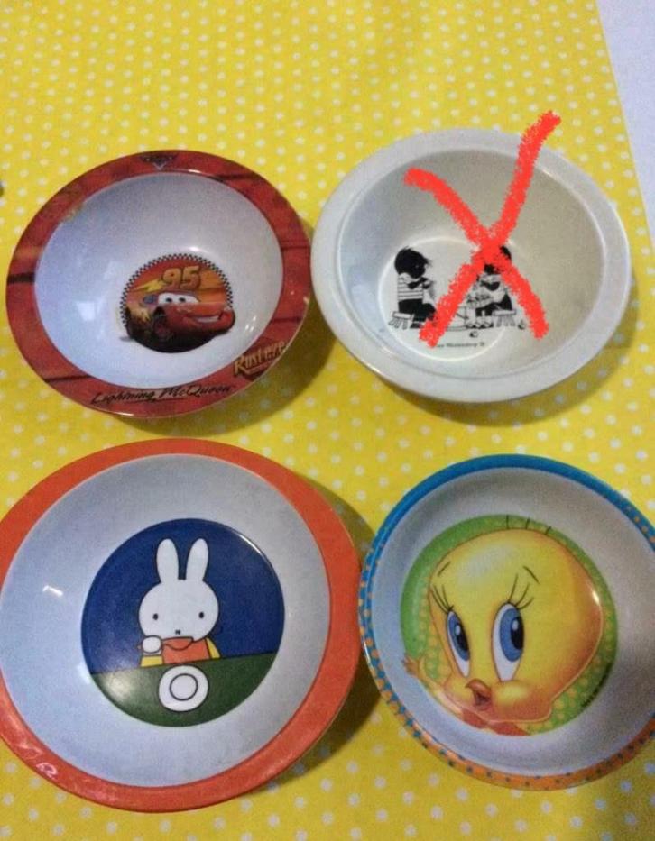 Bord melamine Cars Nijntje Tweety, Huis en Inrichting, Keuken | Servies, Ophalen of Verzenden