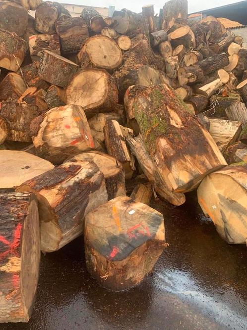 30 kuub eiken blokken te koop, Tuin en Terras, Brandhout, Beukenhout, Ophalen of Verzenden