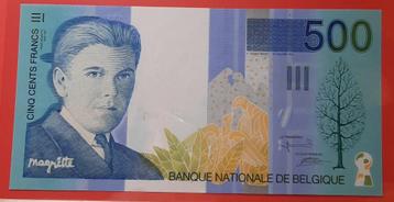 500 Frank - Magritte, Ophalen of Verzenden, Los biljet
