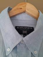 Chemise en lin bleu clair Scapa Sports XL, Vêtements | Hommes, Comme neuf, Enlèvement ou Envoi
