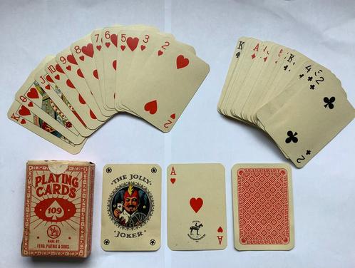 Vintage speelkaarten Piatnik no 109, jaren 50…, Verzamelen, Speelkaarten, Jokers en Kwartetten, Zo goed als nieuw, Speelkaart(en)