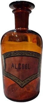 "alcool" apothekersfles., Enlèvement ou Envoi
