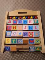 Houten telraam - alfabet - klok, Kinderen en Baby's, Ophalen, Zo goed als nieuw, Overige typen