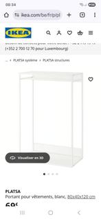 Portant/penderie Ikea PLATSA, Ophalen, 100 tot 150 cm, 50 tot 100 cm, Zo goed als nieuw