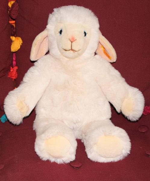 Peluche 193_mouton steiff Linda_EAN 123078, Enfants & Bébés, Jouets | Peluches, Comme neuf, Autres types, Enlèvement ou Envoi