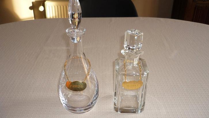 Carafes de porto et de whisky, Antiquités & Art, Antiquités | Verre & Cristal, Enlèvement ou Envoi