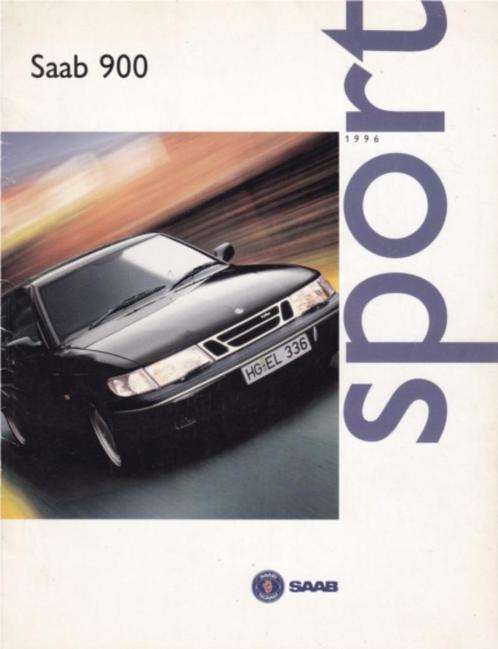 Brochure Saab 900 Sport 01-1996 DUITSLAND, Livres, Autos | Brochures & Magazines, Utilisé, Autres marques, Enlèvement ou Envoi