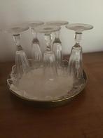 5 kristallen glazen Baccarat, Antiek en Kunst, Antiek | Glaswerk en Kristal, Ophalen
