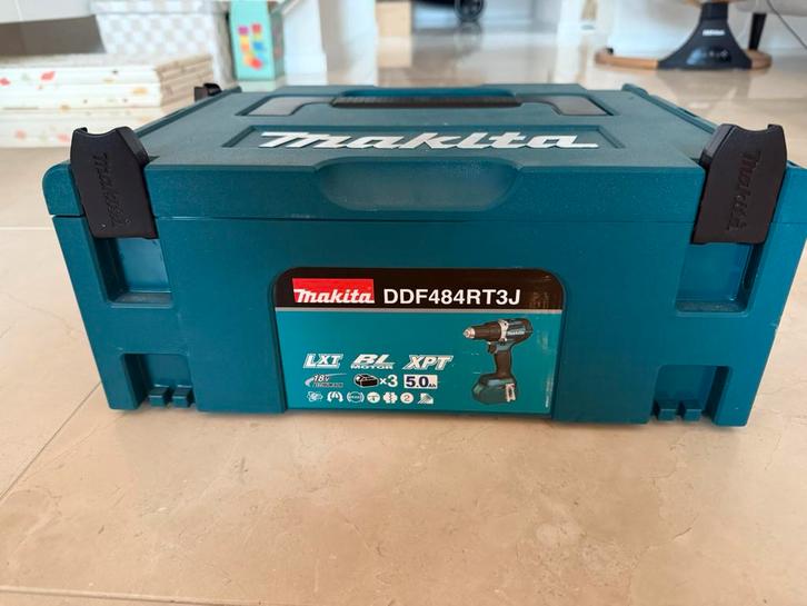 Makita Accu Schroef/Boormachine DDF484RT3J 18V-3X5 Ah Li-ion, Doe-het-zelf en Bouw, Gereedschap | Handgereedschap, Nieuw, Ophalen of Verzenden