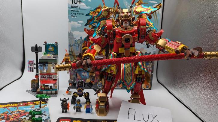 Monkie kid Warrior Mech - 80012 (2020), Kinderen en Baby's, Speelgoed | Duplo en Lego, Zo goed als nieuw, Lego, Complete set, Ophalen of Verzenden