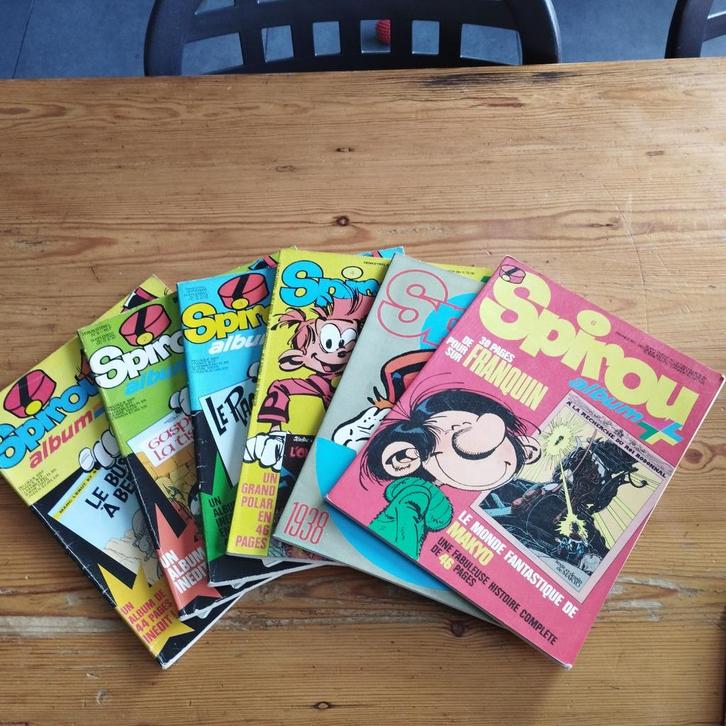 Vends lots 8 numéros spéciaux journal Spirou année 80, Boeken, Stripverhalen, Zo goed als nieuw, Verzenden