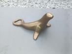 Bronzen / koperen flesopener - zeehond, Antiek en Kunst, Ophalen