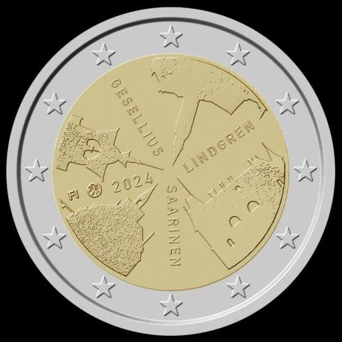 Finland 2024 - Finse architectuur - 2 euro CC - UNC, Timbres & Monnaies, Monnaies | Europe | Monnaies euro, Monnaie en vrac, 2 euros