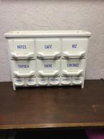 Zeer decoratieve antieke vintage kruidenkast, Huis en Inrichting, Keuken | Keukenelementen, Ophalen, Gebruikt, 50 tot 100 cm, Minder dan 25 cm