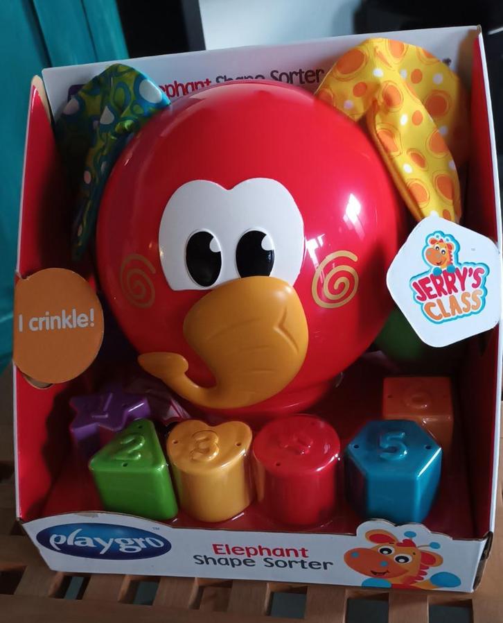 Vormensorteerder olifantje, Enfants & Bébés, Jouets | Jouets de bébé, Neuf, Autres types, Enlèvement ou Envoi