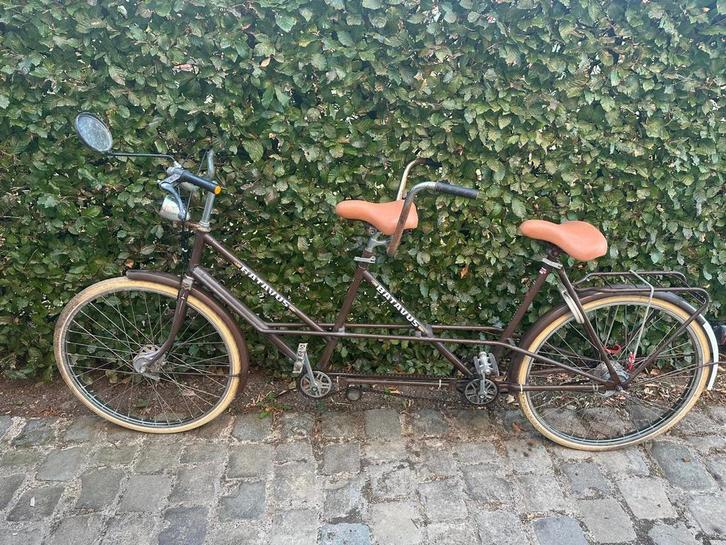 Authentieke Batavus Tandem te koop – Uniek & Tijdloos, Fietsen en Brommers, Fietsen | Tandems, Gebruikt, Minder dan 10 versnellingen