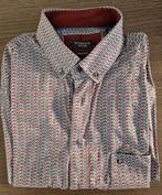 Giordano overhemd raceauto's print mt M 39/40 multicolour, Tour de cou 39/40 (M), Enlèvement ou Envoi, Autres couleurs, Comme neuf