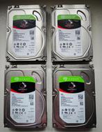 4x Seagate Ironwolf HD harde schijven van 3 TB, Computers en Software, Harde schijven, Ophalen, Gebruikt, NAS