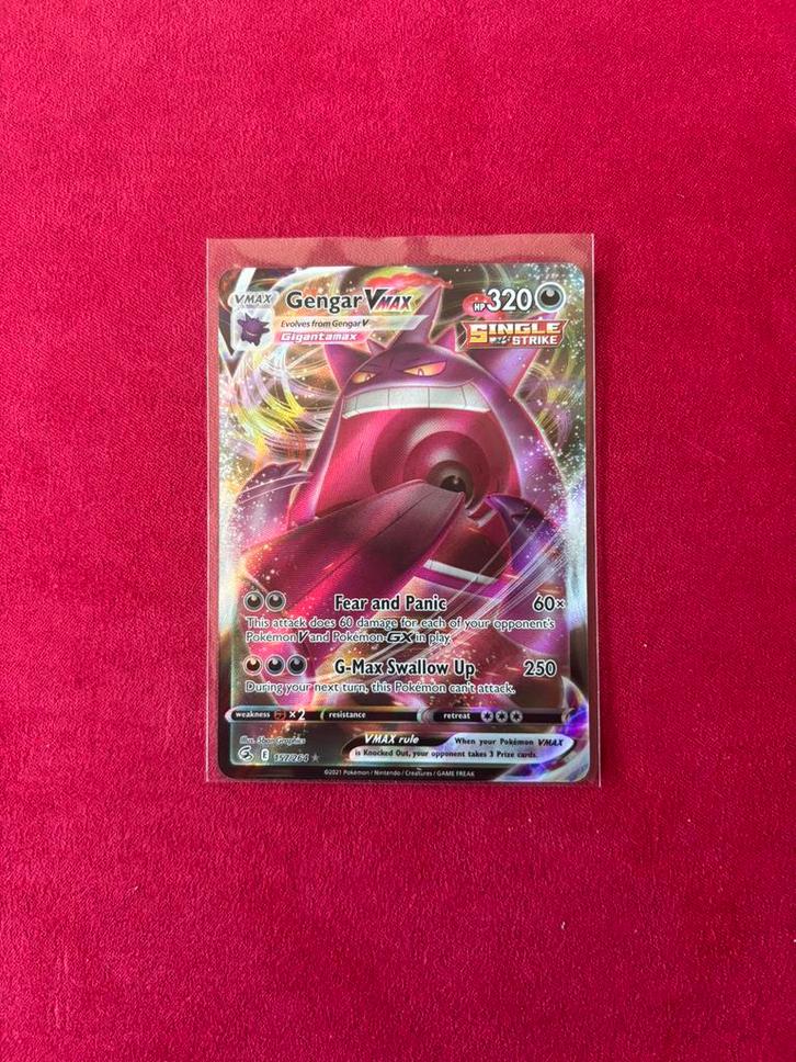 Gengar Vmax 157, Hobby en Vrije tijd, Verzamelkaartspellen | Pokémon, Zo goed als nieuw, Verzenden