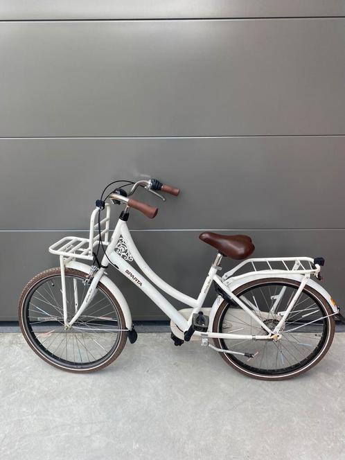 Sparta fiets meisjes wit, Fietsen en Brommers, Fietsen | Meisjes, Nieuw, 16 inch, Handrem, Versnellingen, Ophalen