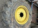 Set wielen en Banden John deere pikdorser, Ophalen, Oogstmachine