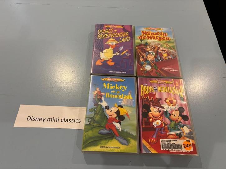 Disney videobanden mini classics video band origineel VHS, Cd's en Dvd's, VHS | Kinderen en Jeugd, Zo goed als nieuw, Tekenfilms en Animatie