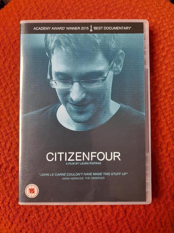 DVD : Citizen Four (Laura Poitras, Edward Snowden, ...), Cd's en Dvd's, Dvd's | Documentaire en Educatief, Zo goed als nieuw, Politiek of Geschiedenis