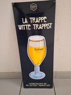 Geëmailleerd bord La Trappe Witte Trappist, Ophalen of Verzenden, Zo goed als nieuw