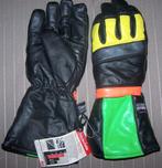 Paar lange, zwart lederen motorhandschoenen, Nieuw met kaartje, Heren, Handschoenen, Thunsilate