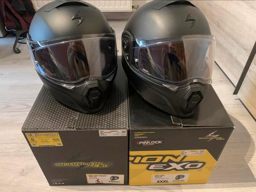 Scorpio EXO-930 incl. Scorpio EXO-Com x 2, Motoren, Kleding | Motorhelmen, Systeemhelm, L, Nieuw zonder kaartje, Verzenden