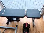 Banc et haltères de musculation 2x 24kg, Sport en Fitness, Fitnessmaterialen, Ophalen, Zo goed als nieuw