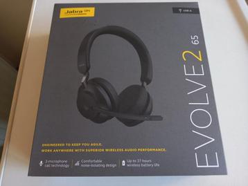 Jabra evolve 2 65 headset , hoofdtelefoon , nieuw beschikbaar voor biedingen
