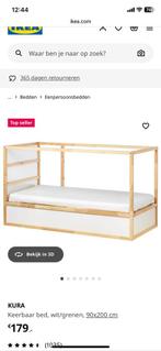 Ikea Kuva hoogslaper kan op 2 manieren is compleet, Kinderen en Baby's, Kinderkamer | Stapelbedden en Hoogslapers, Ophalen, Zo goed als nieuw